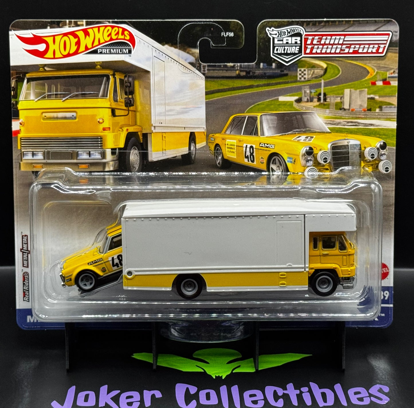 Hot Wheels Premium Car Culture Team Transport Mercedes-Benz 300 SEL 6.8 AMG & Fleet Flyer #39