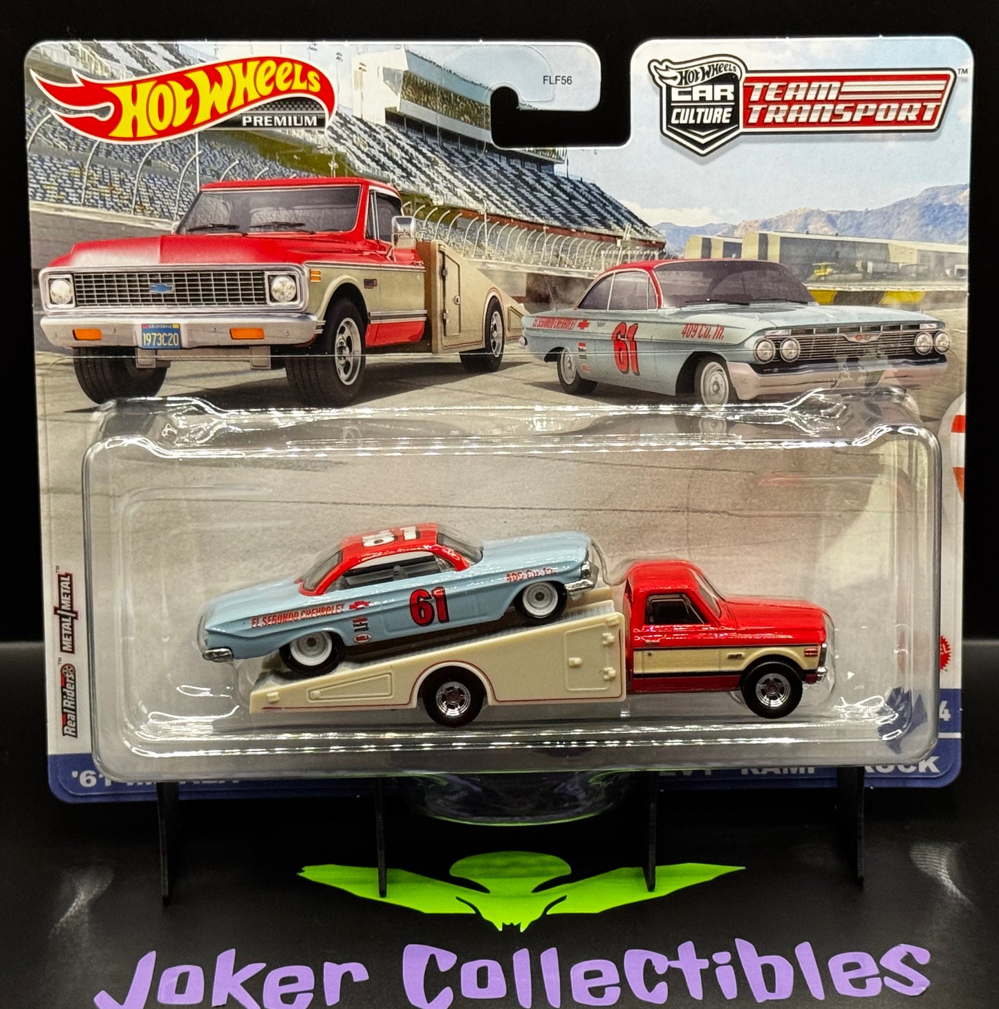 Hot Wheels Premium Car Culture Team Transport '61 Impala & '72 Chevy Ramp Truck #54