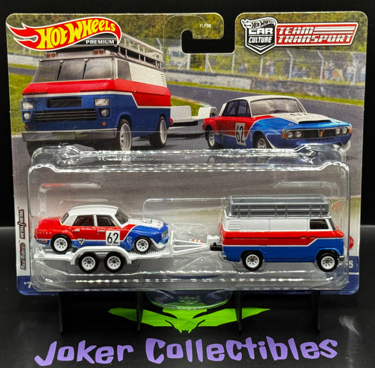 Hot Wheels Team Transport '70 Rover P6 Group 2 & HW Rally Hauler # 55