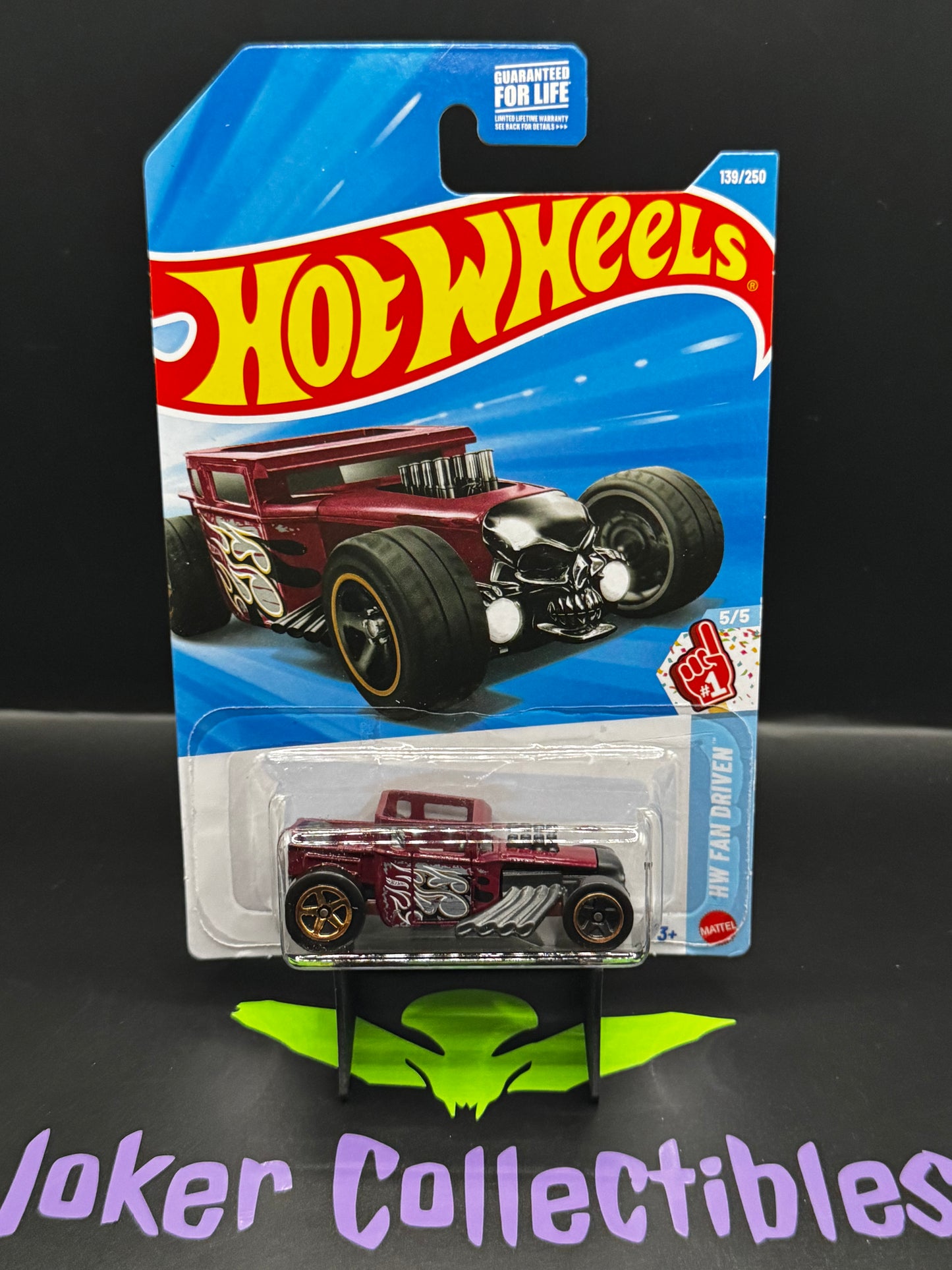 Hot Wheels 2026 Red Bone Shaker 139/250 HW Fan Driven 5/5 F Case