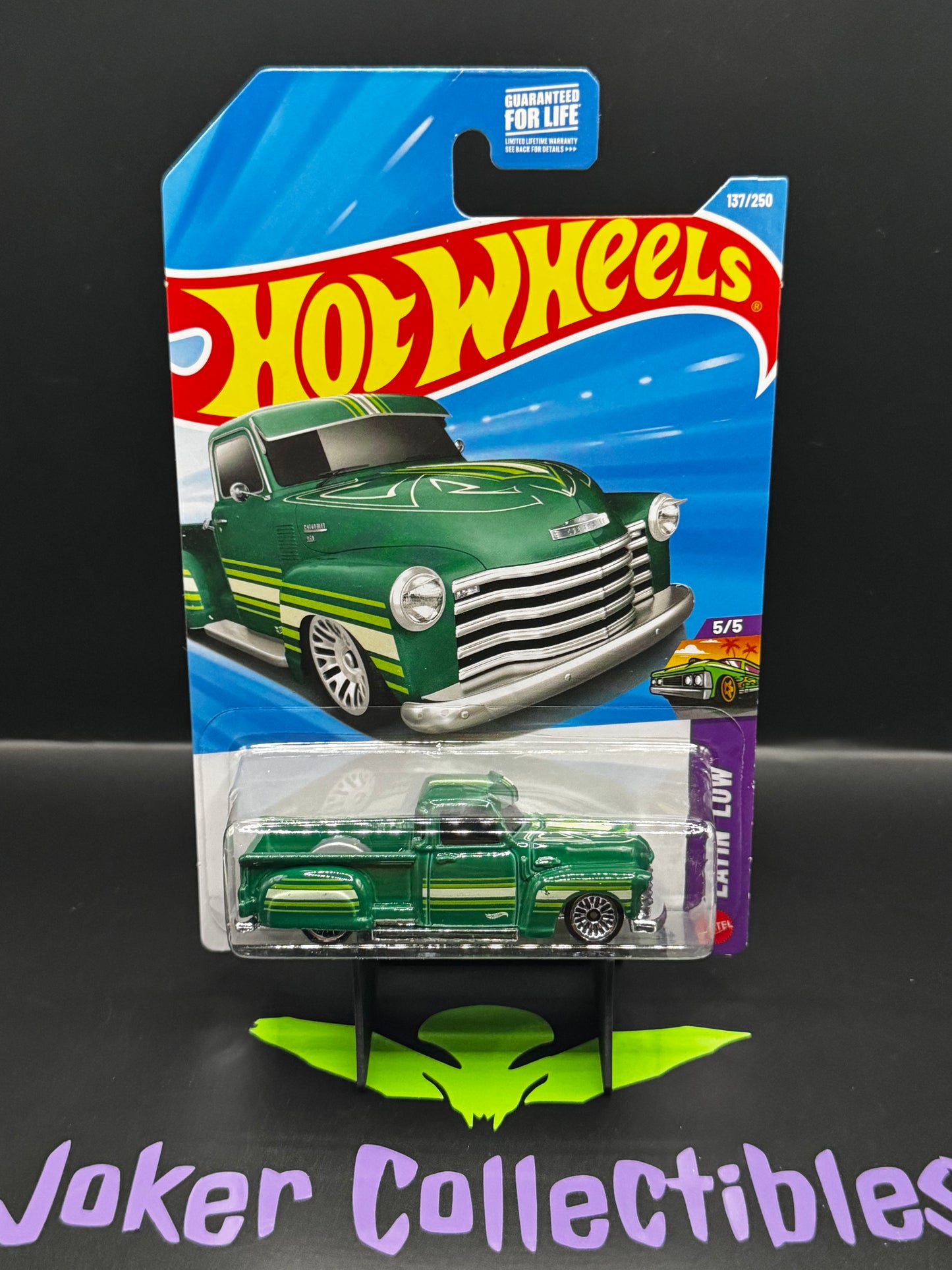 Hot Wheels 2026 Green La Troca 137/250 Layin' Low 5/5 F Case