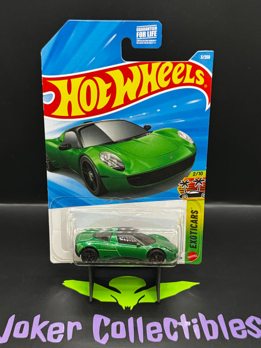 Hot Wheels 2026 Green Gordon Murray Automotive T.33 3/250 Exoticars 2/10 G Case