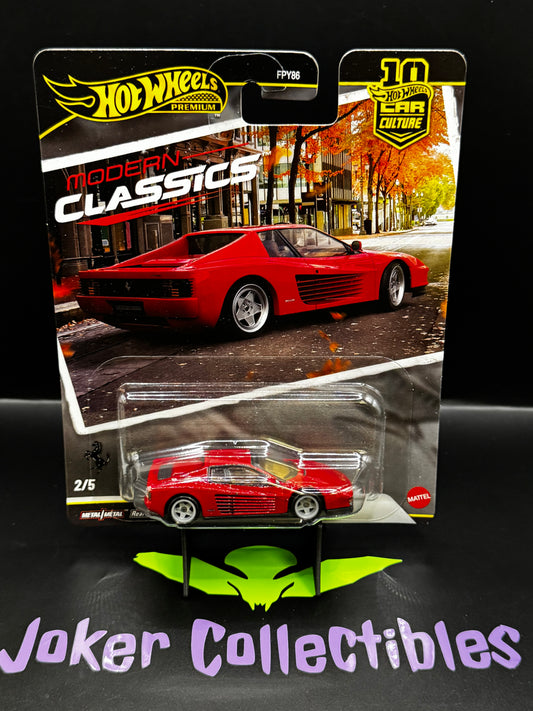 Hot Wheels Premium Car Culture 2026 Modern Classics Ferrari Testarossa # 2/5