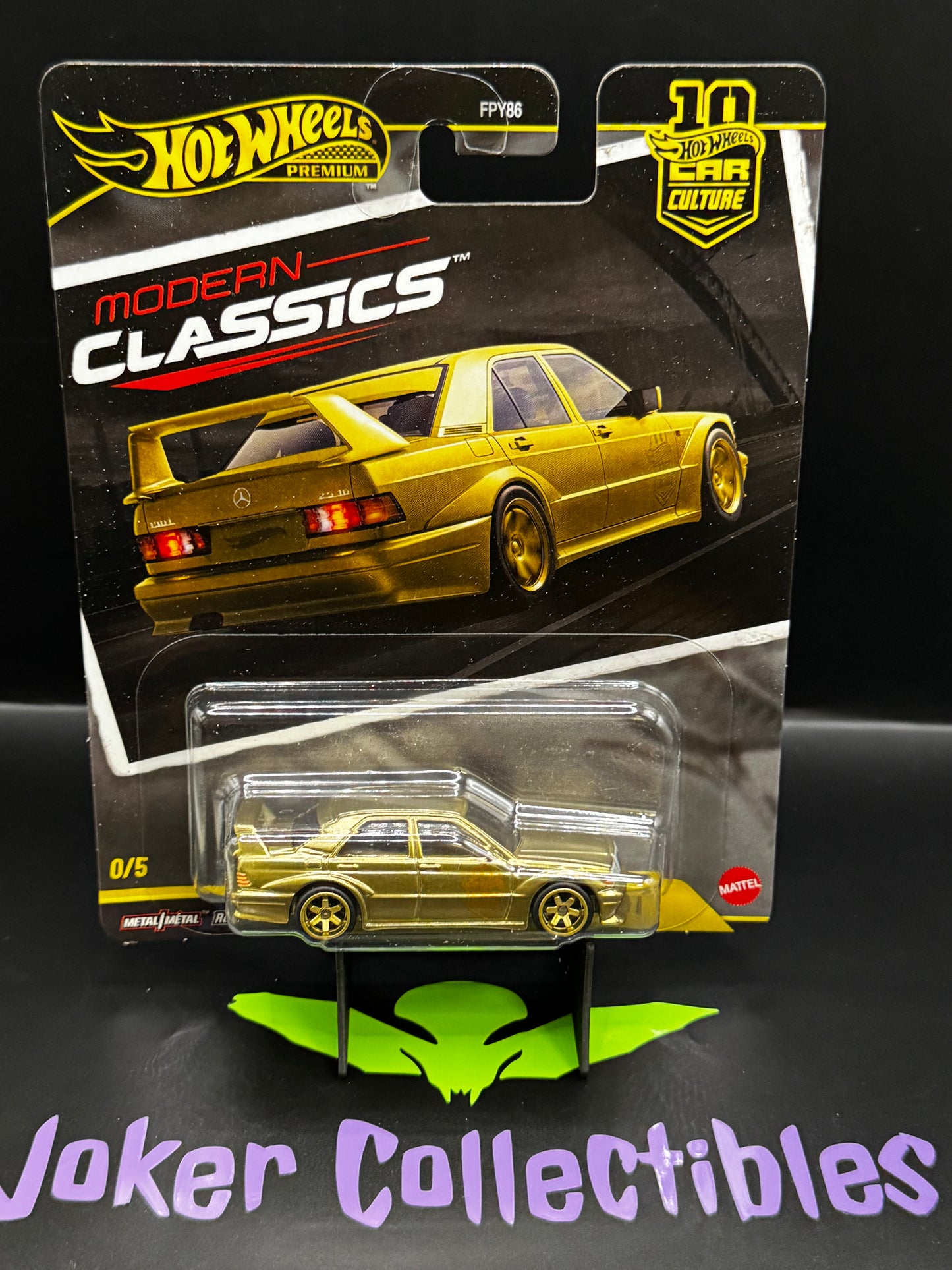 Hot Wheels Premium Car Culture Modern Classics Chase Mercedes-Benz 190 E 2.5-16 EVO II # 0/5