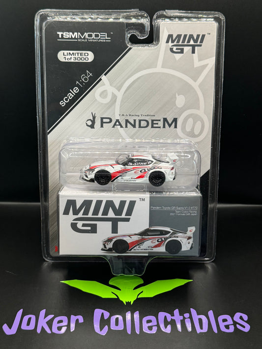 Mini GT #364 Pandem Toyota GR Supra V1.0 # 770 Team Cusco Racing 2021 Formula Drift Japan