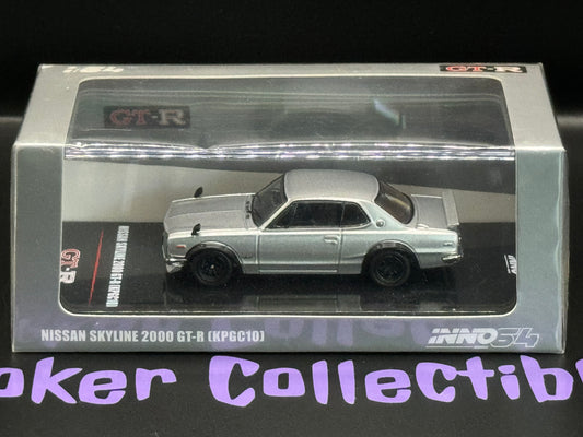 INNO64 NISSAN SKYLINE 2000 GT-R KPGC10 Silver