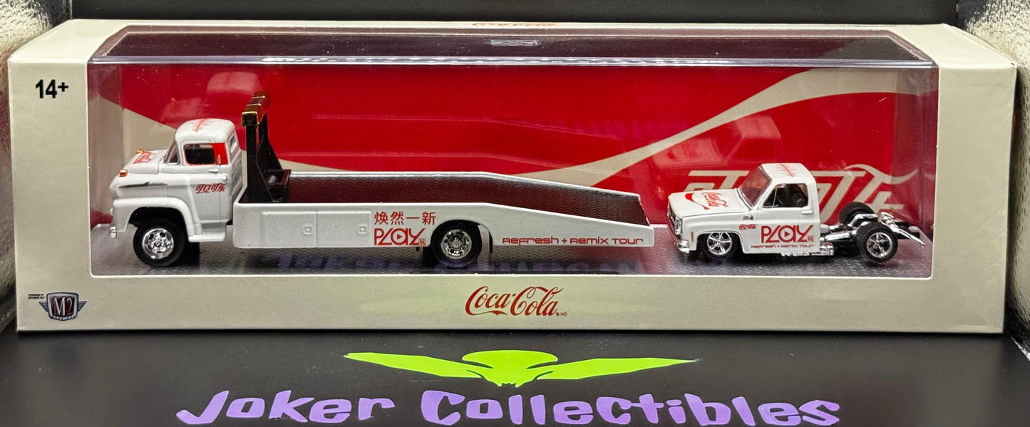 M2 Machines Auto-Haulers 1958 Chevrolet Spartan LCF & 1976 GMC Sierra Grande 15 Custom TW43 25-20