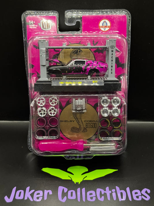 M2 Machines Model-Kit Auto Lift Pink 1967 Shelby G.T.500 R77 25-03