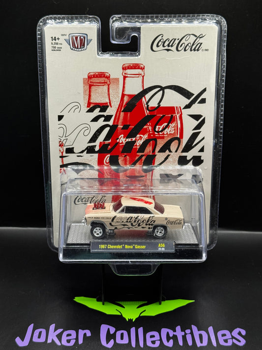 M2 Machines Coca-Cola Tan 1967 Chevrolet Nova Gasser A56 25-05