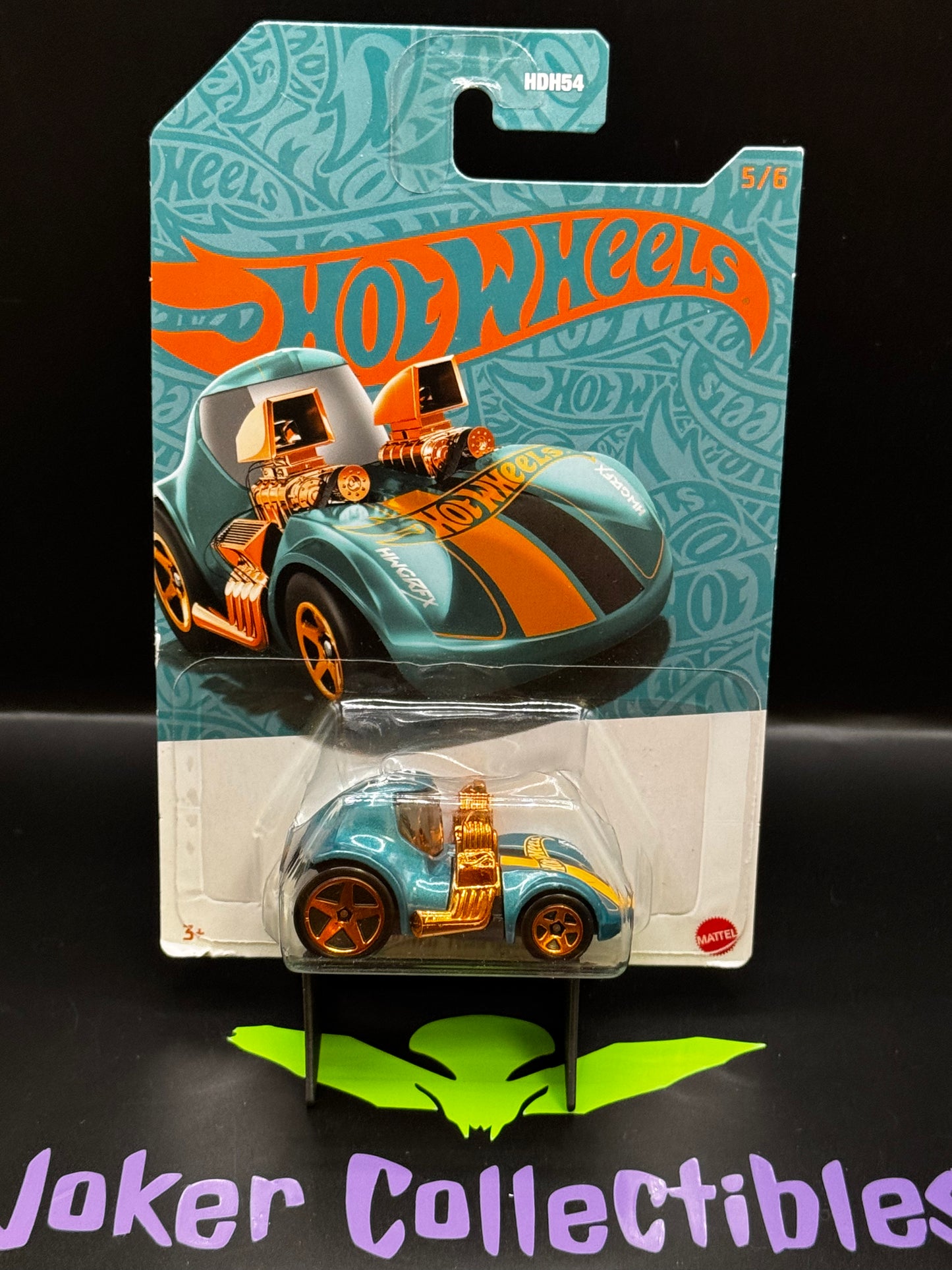 Hot Wheels Green & Gold 2024 56th Anniversary Tooned Twin Mill # 5/6