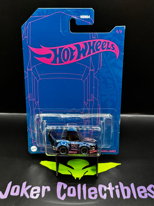 Hot Wheels Blue & Pink 2022 54th Anniversary Manga Tuner # 4/6