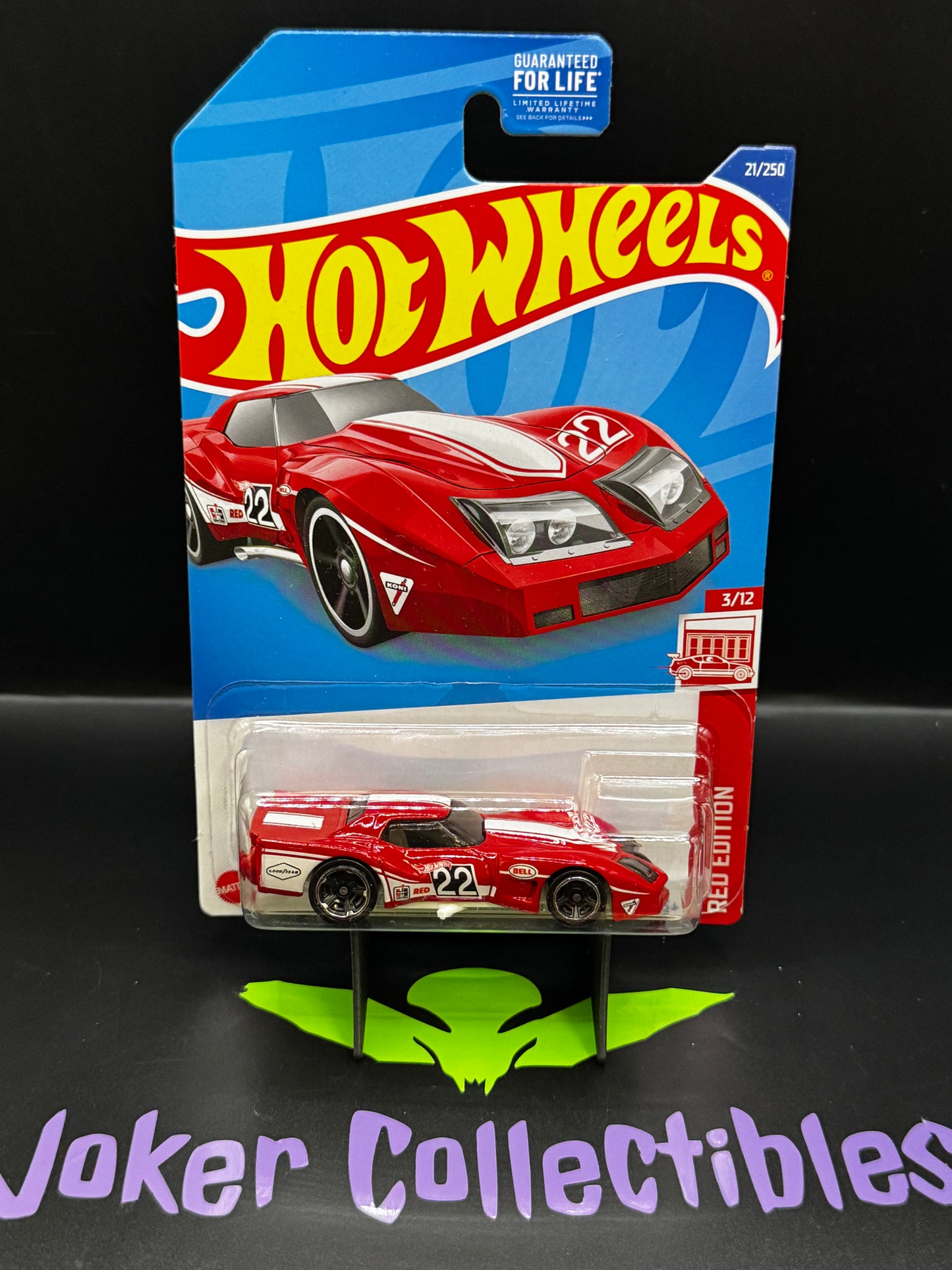 Hot Wheels '76 Greenwood Corvette 21/250 Red Edition 3/12