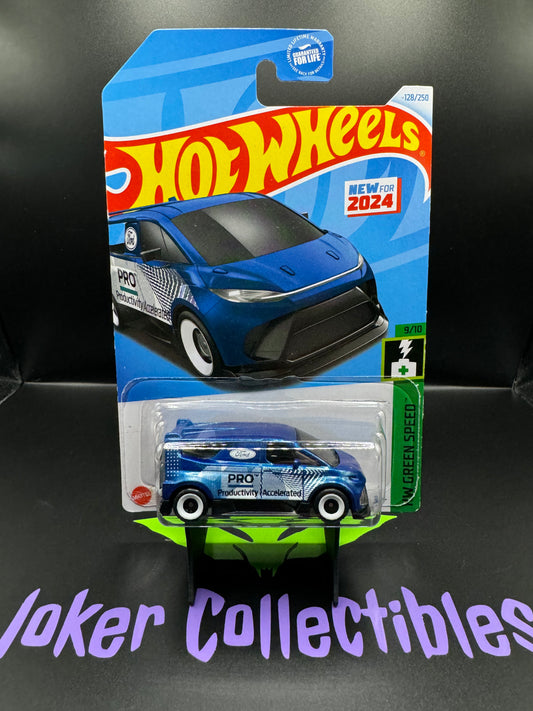 Hot Wheels 2024 Blue Ford Performance Supervan 4 # 128/250 HW Green Speed # 9/10