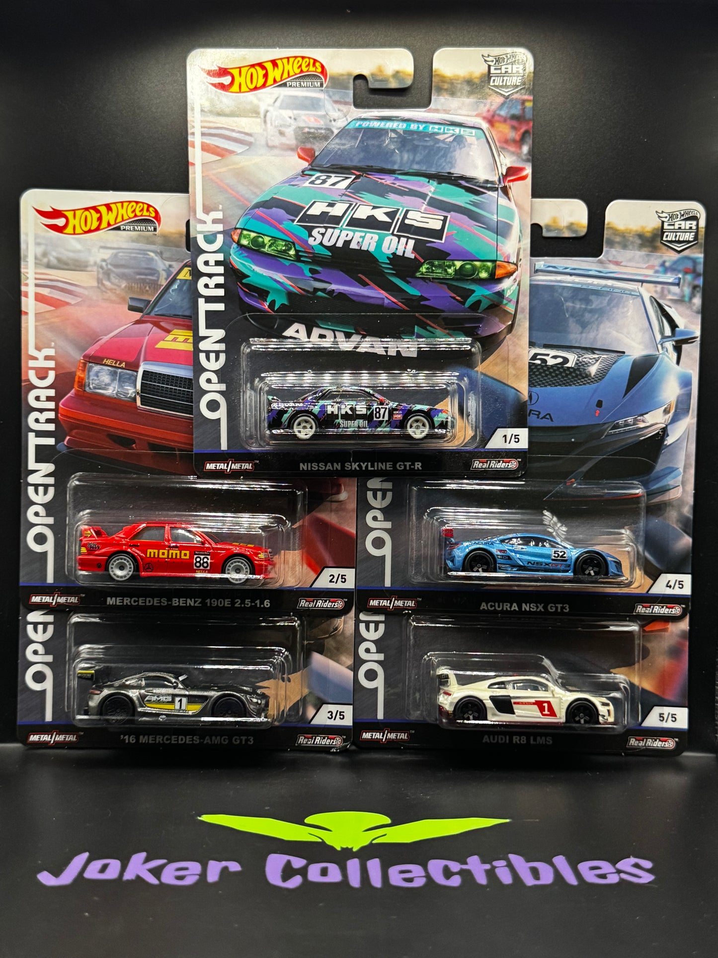 Hot Wheels Premium Car Culture 2019 Open Track Set of 5 FPY86