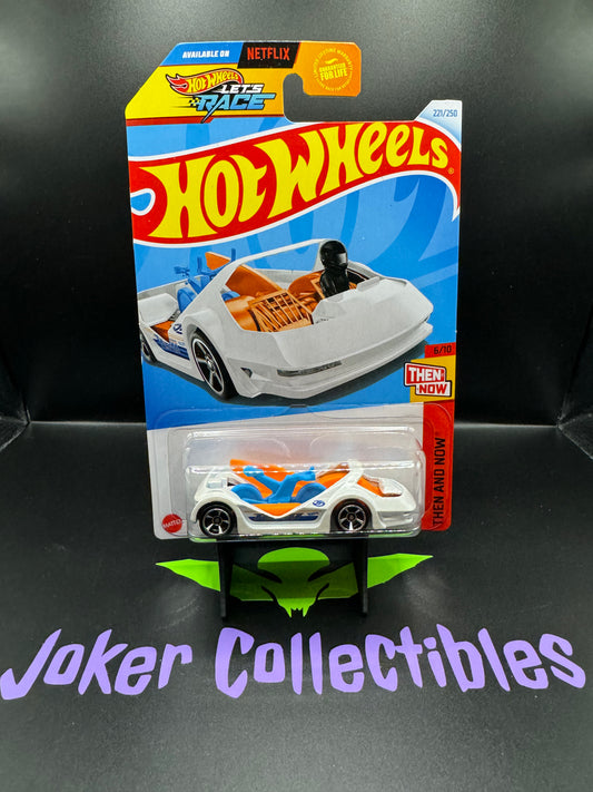 Hot Wheels 2024 Let's Race White Deora III # 221/250 Then and Now # 6/10