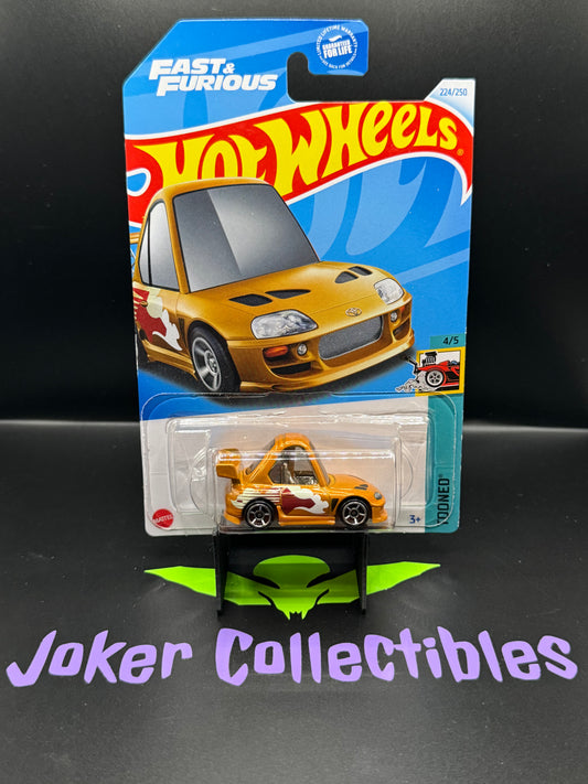 Hot Wheels 2024 Fast & Furious Dark Orange '94 Toyota Supra # 224/250 Tooned # 4/5