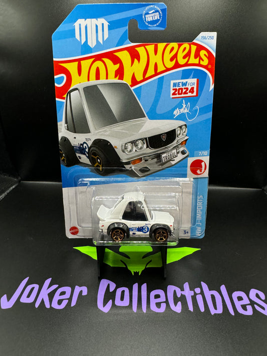 Hot Wheels 2024 Mad Mike White Mazda RX-3 # 156/250 HW J-Imports # 7/10