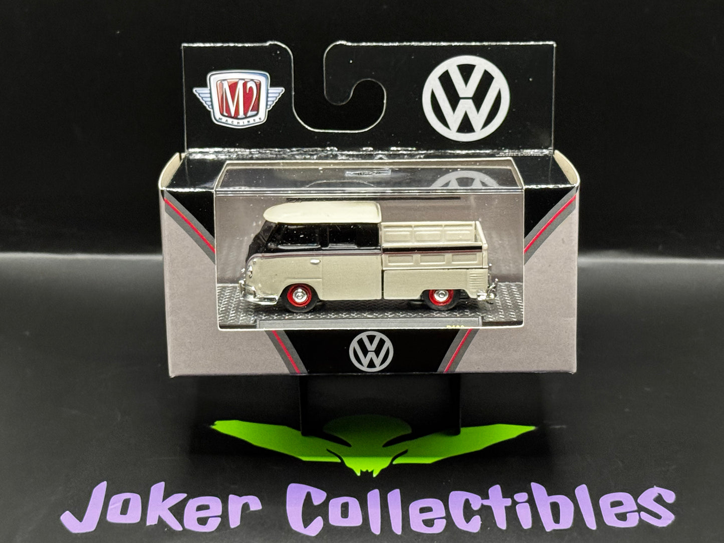 M2 Machines Auto-Thentics Gray 1959 VW Double Cab Truck USA Model R108 26-09