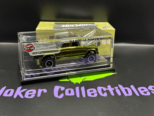 Hot Wheels 2024 RLC Exclusive 1964 Dodge Power Wagon