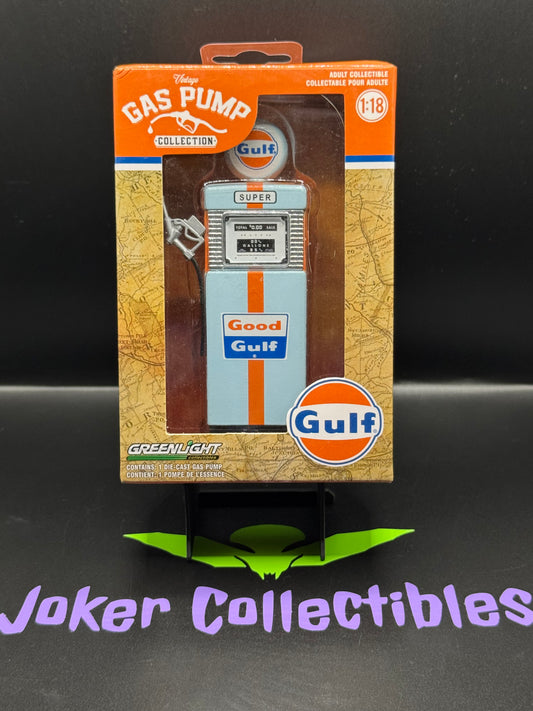 Greenlight 1:18 Vintage Gas Pump Collection Gulf "Good Gulf"