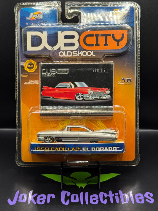 Jada Dub City Old Skool Series 1 Silver 1959 Cadillac El Dorado