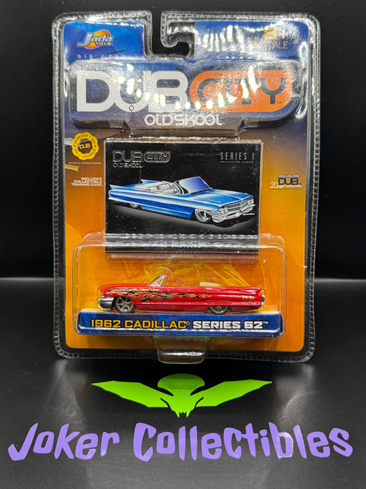 Jada Dub City Old Skool Series 1 Red 1962 Cadillac Series 62 Convertible