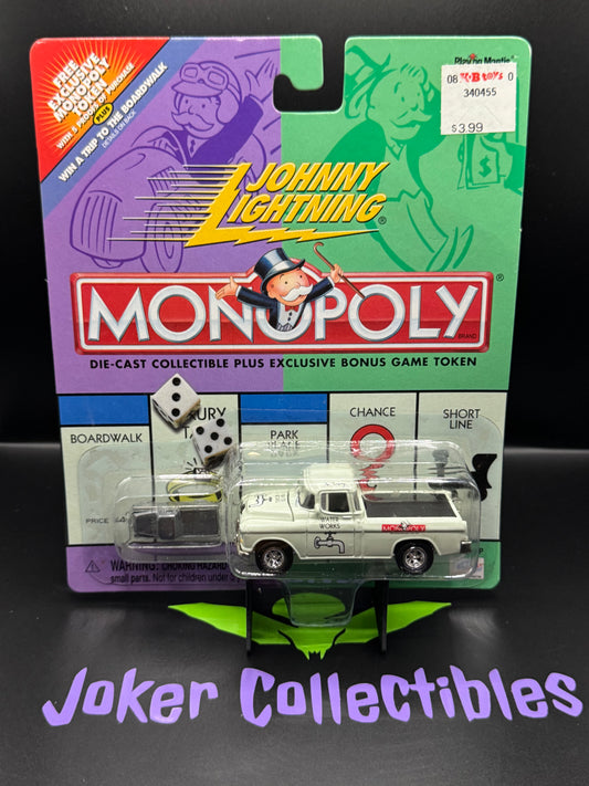 Johnny Lightning Monopoly Water Works Chevy Cameo Truck