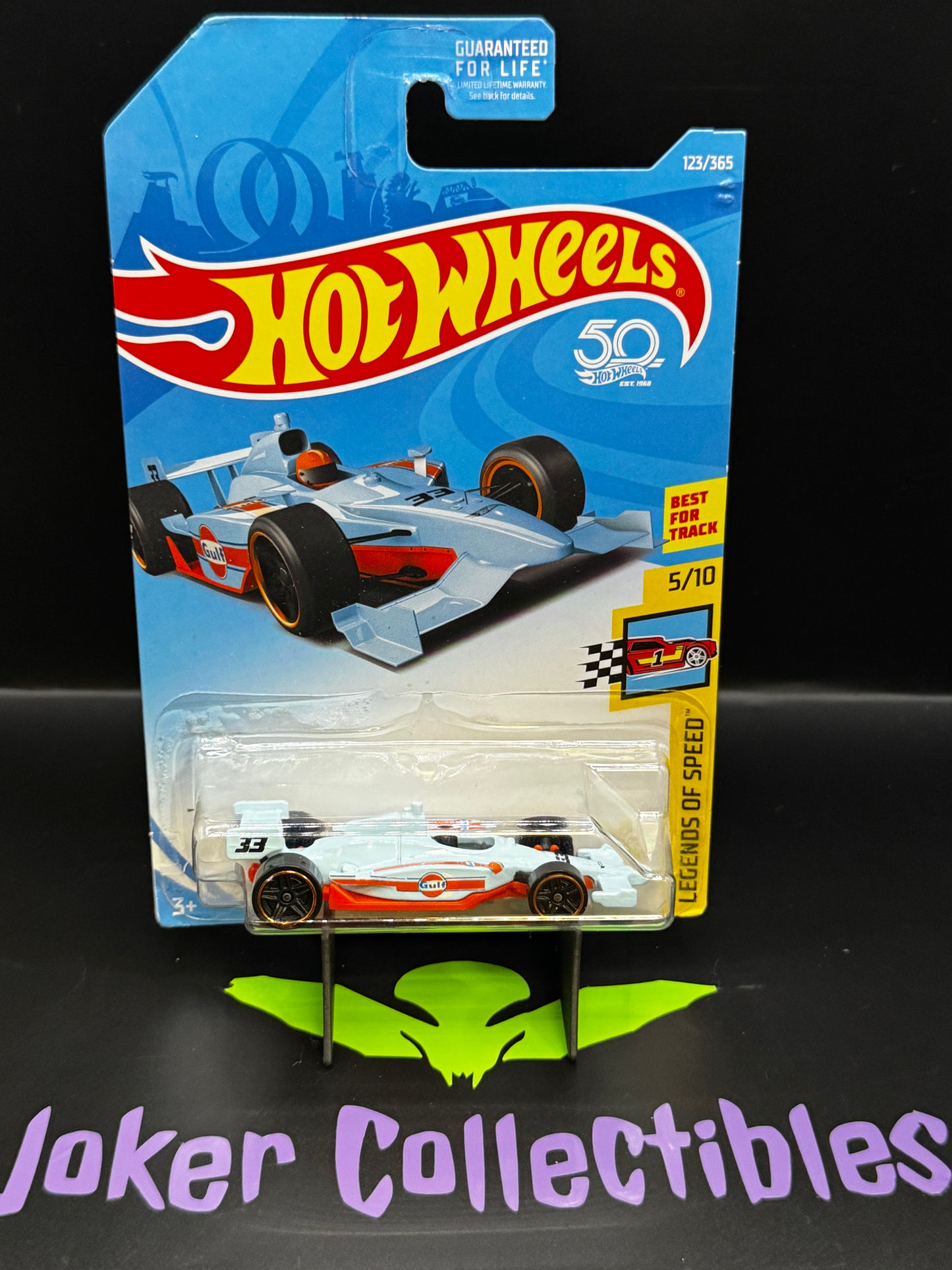 Hot Wheels 2018 Gulf Indy 500 Oval 123/365 Legends of Speed 5/10
