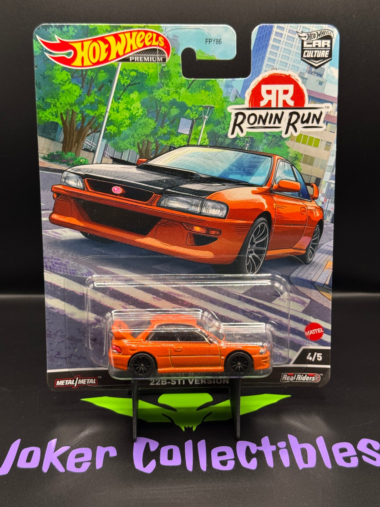 Hot Wheels Car Culture Ronin Run '98 Subaru Impreza 22B-STi Version # 4/5