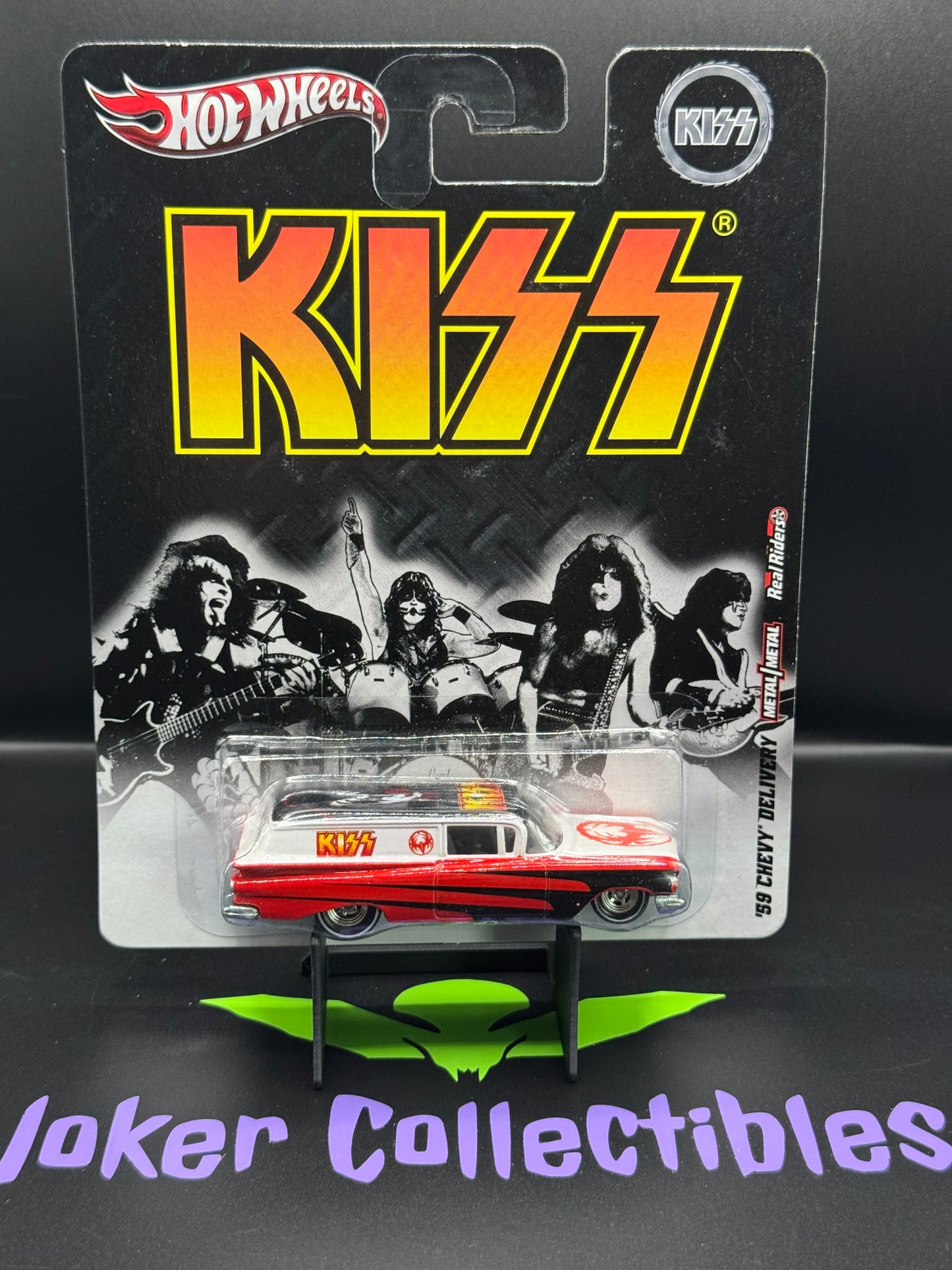 Hot Wheels Premium Kiss '59 Chevy Delivery Gene Simmons w/ Protector