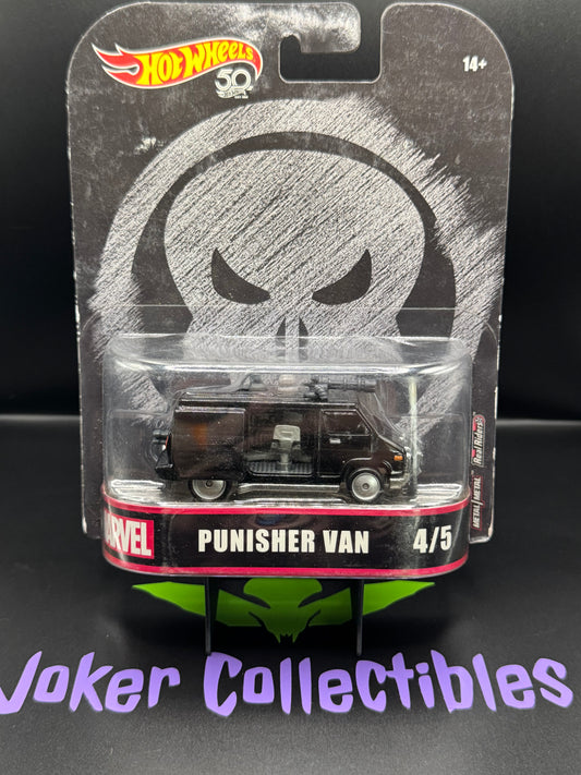 Hot Wheels 2018 Retro Entertainment Punisher Van # 4/5 w/ Protector