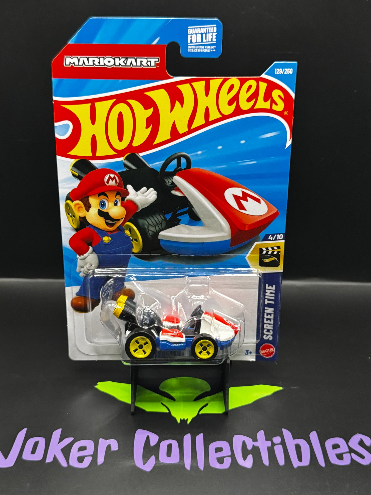Hot Wheels 2026 Mario Kart Standard kart 129/250 Screen Time 4/10 G Case