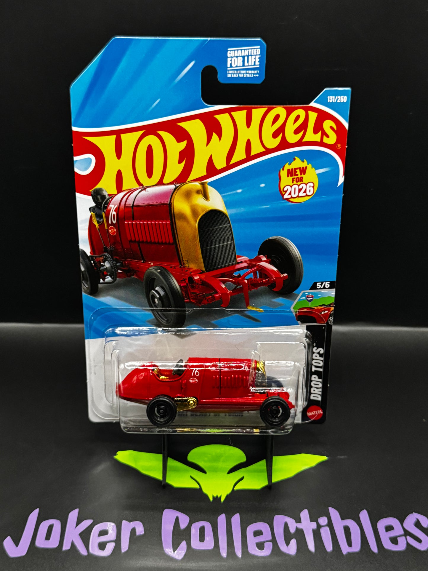 Hot Wheels 2026 Red Fiat Beast of Turin 131/250 Drop Tops 5/5 H Case
