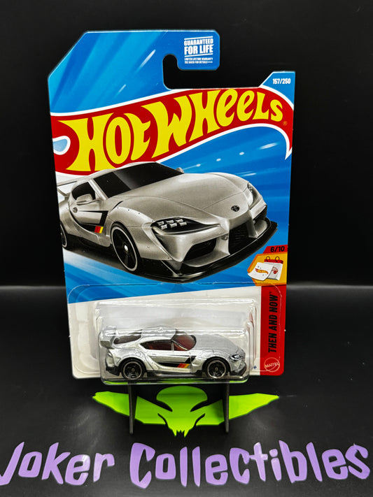 Hot Wheels 2026 Silver '20 Toyota GR Supra 157/250 Then and Now 6/10 H Case