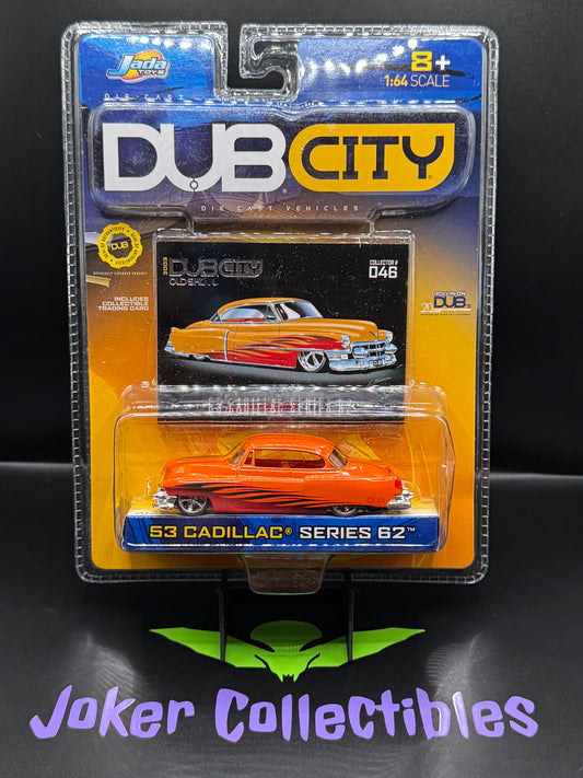 Jada Dub City Old Skool 2003 Orange 53 Cadillac Series 62 Collector # 046