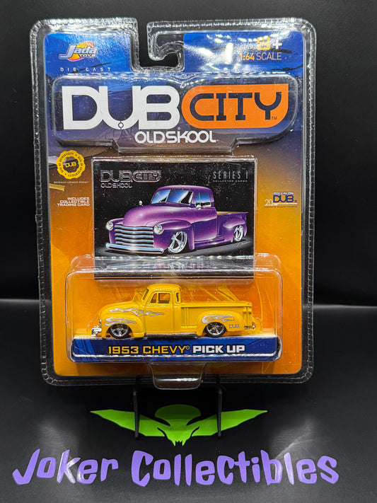 Jada Dub City Old Skool Series 1 Yellow 1953 Chevy Pick Up