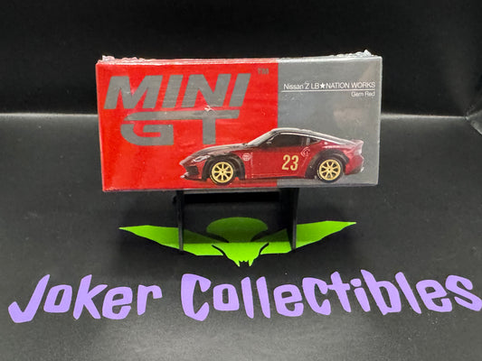 Mini GT #737 Nissan Z LB Nation Works Gem Red CLDC Magazine Exclusive *Car Only