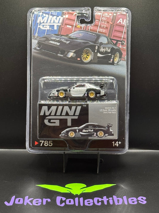 Mini GT #785 Chase Mazda RX-7 LB-Super Silhouette Liberty Walk Black