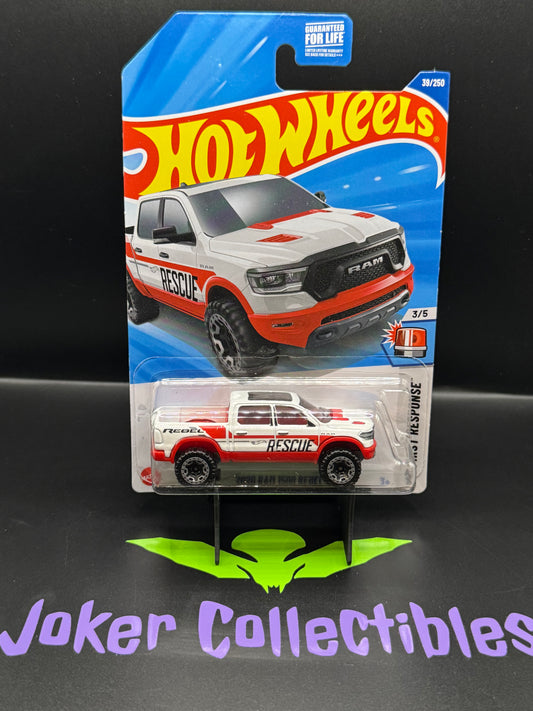 Hot Wheels 2025 2020 Ram 1500 Rebel # 39/250 HW First Response # 3/5 - B Case