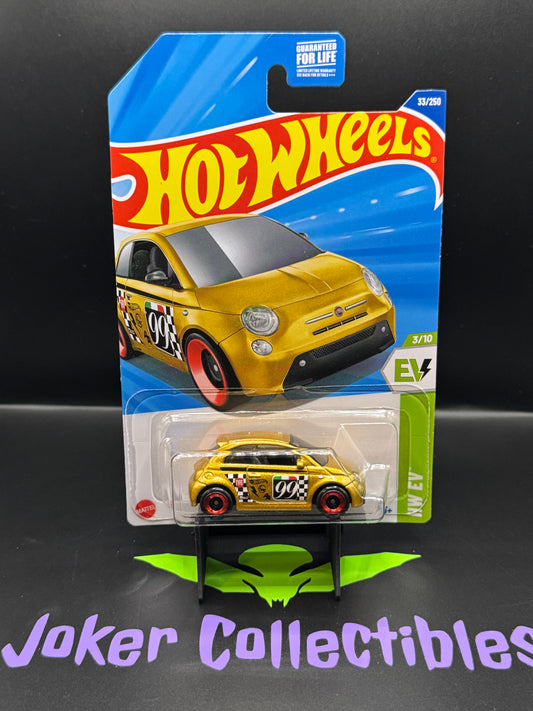 Hot Wheels 2025 Fiat 500e # 33/250 HW EV # 3/10 - B Case