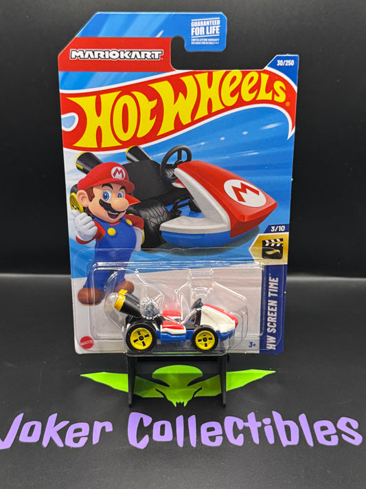 Hot Wheels 2025 Mario Kart Standard Kart # 30/250 HW Screen Time # 3/10 - B Case