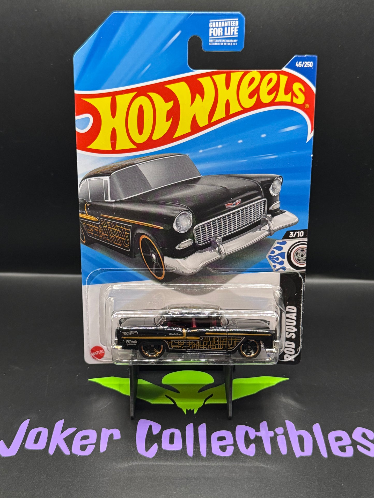 Hot Wheels 2025 '55 Chevy # 45/250 Rod Squad # 3/10 - B Case