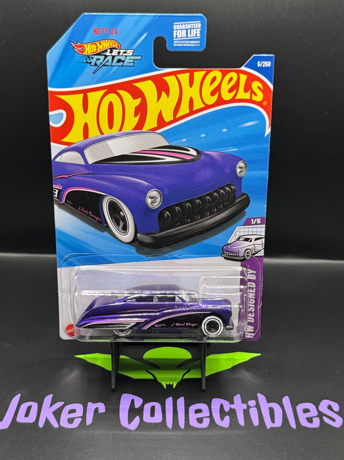 Hot Wheels 2025 Let's Race Purple Passion # 5/250 HW Designed by # 1/5 - B Case