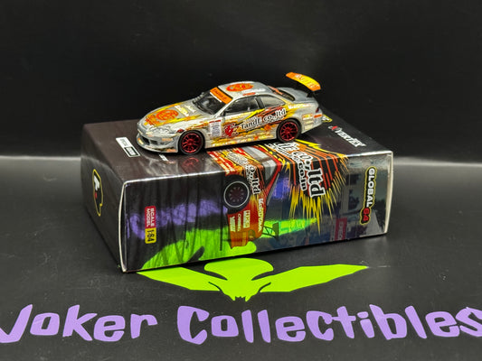 Tarmac Works Global64 Chase Vertex Ridge TE3006 Toyota Soarer Chrome Red Special Edition