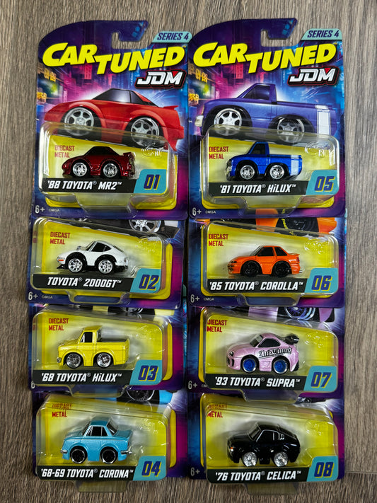 CarTuned JDM Series 4 Set of 8 Factory Sealed Case Car Tuned