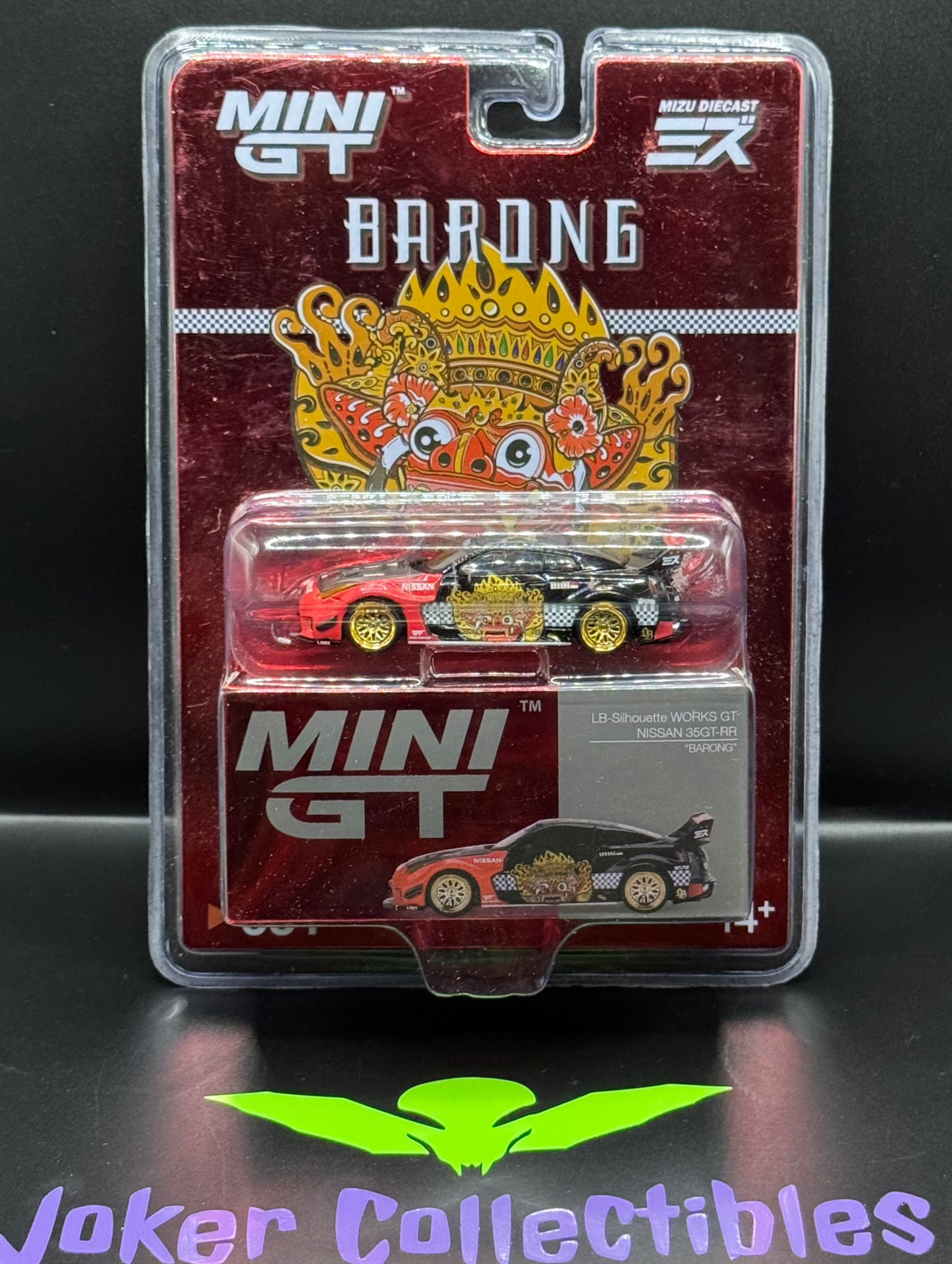 Mini GT x Mizu Diecast #651 Barong LB-Silhouette Works GT Nissan 35GT-RR