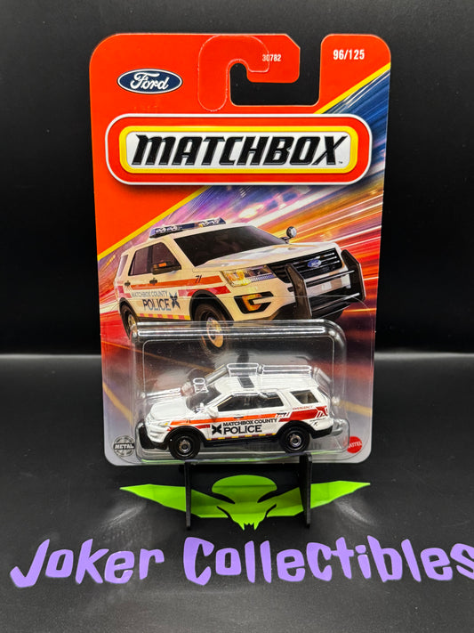 Matchbox 2025 2016 Ford Interceptor Police # 96/125 - A Case