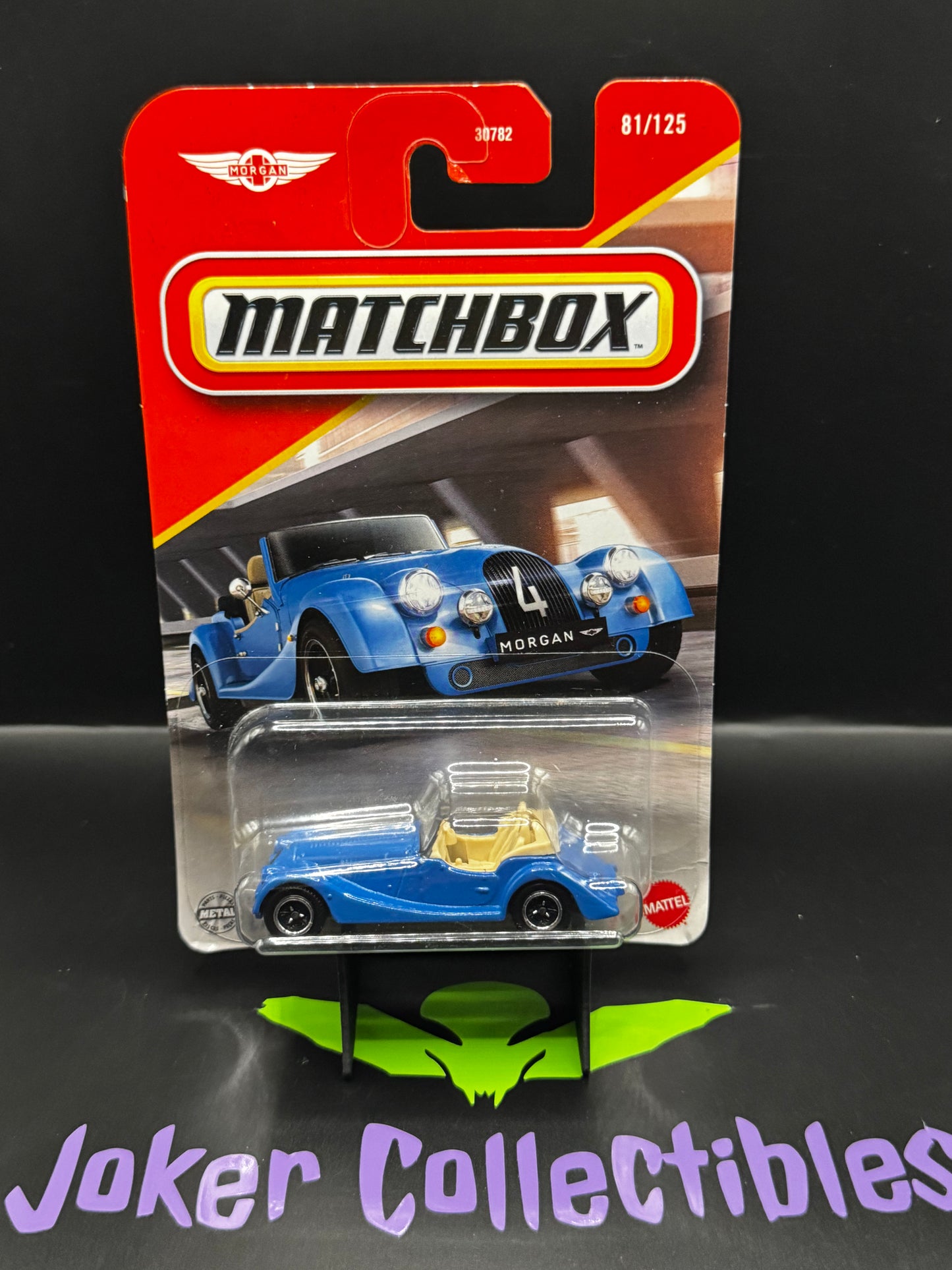 Matchbox Blue Morgan Plus Four 81/125
