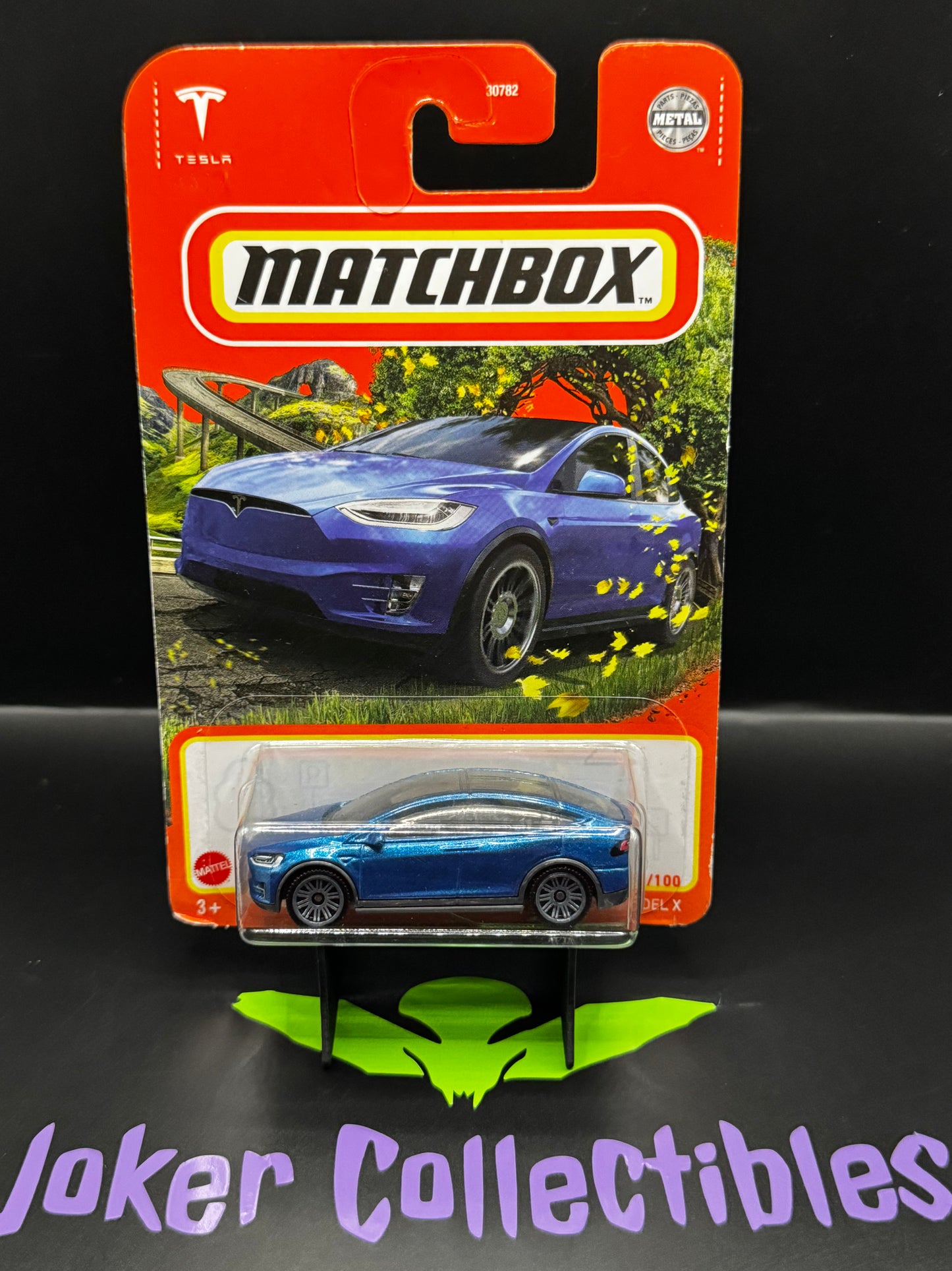 Matchbox Blue Tesla Model X 53/100