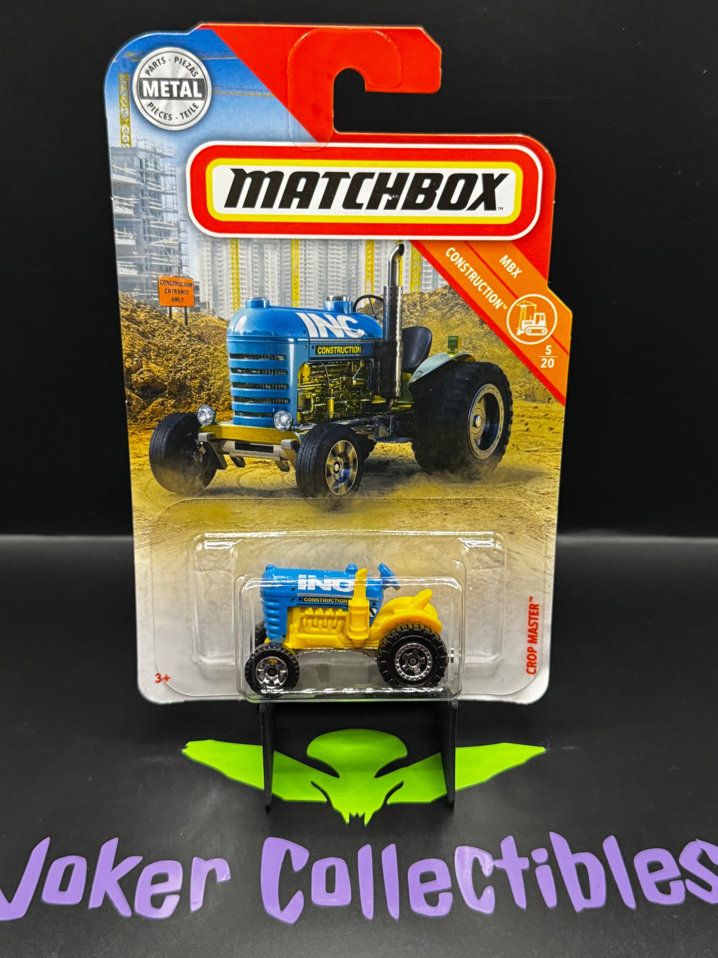 Matchbox Blue & Yellow Crop Master MBX Construction 5/20
